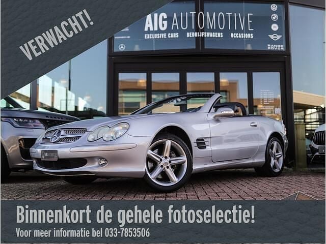 Grijs Gebruikt 2002 Mercedes SL500 Cabriolet | € 15.950 (Goede deal) - Afbeelding 1/4