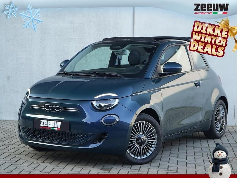 Blauw Occasion 2021 Fiat 500C Icon Cabriolet | € 19.900 (Eerlijke prijs) - Afbeelding 1/4