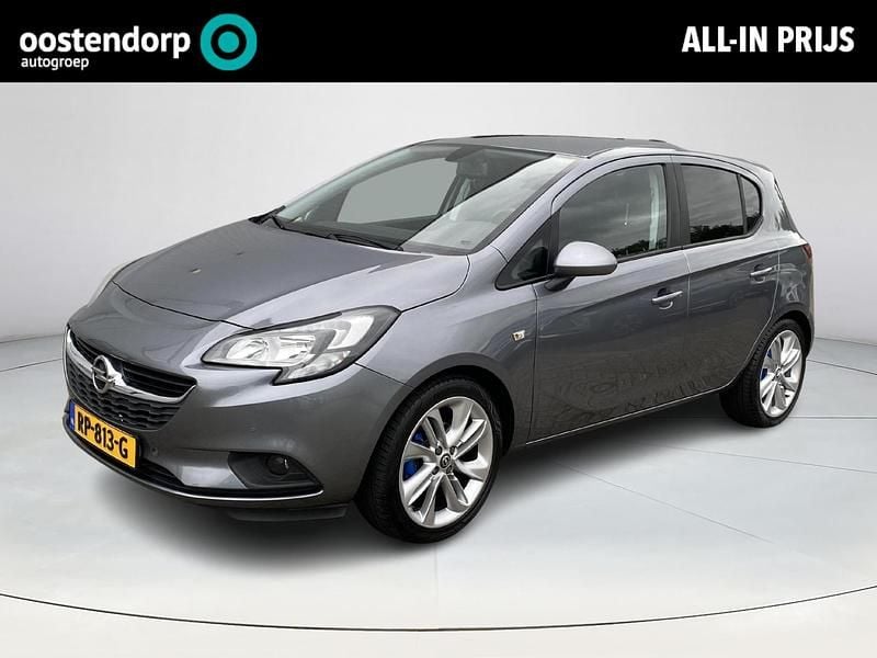 Grijs Gebruikt 2018 Opel Corsa Edition Hatchback | € 10.950 (Eerlijke prijs) - Afbeelding 1/4