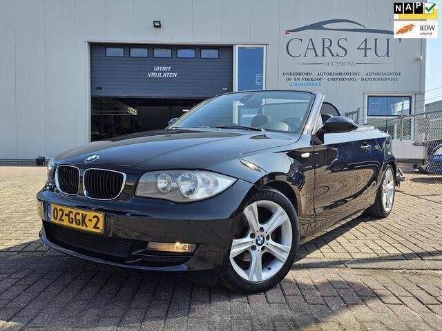 Zwart Gebruikt 2008 BMW 118 Cabriolet Executive Cabriolet | € 7.499 (Goede deal) - Afbeelding 1/4