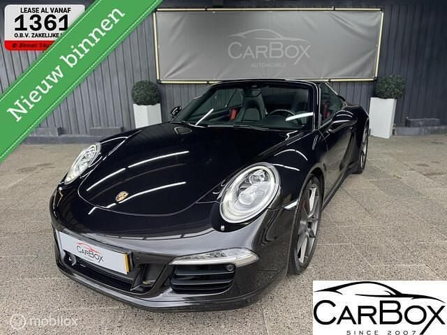 Zwart Gebruikt 2014 Porsche 911 Carrera 4S Cabriolet Cabriolet | € 84.950 - Afbeelding 1/4