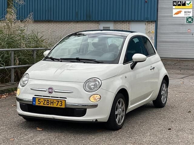 Wit Gebruikt 2014 Fiat 500 Lounge Hatchback | € 3.490 (Super prijs) - Afbeelding 1/4