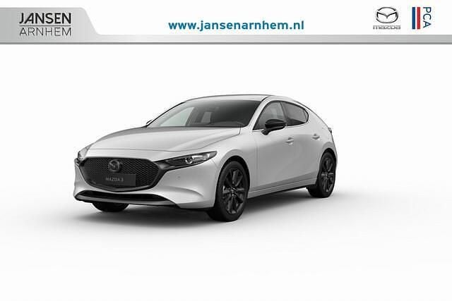 Wit Nieuw 2026 Mazda 3 Active Hatchback | € 39.890 (Duur) - Afbeelding 1/4