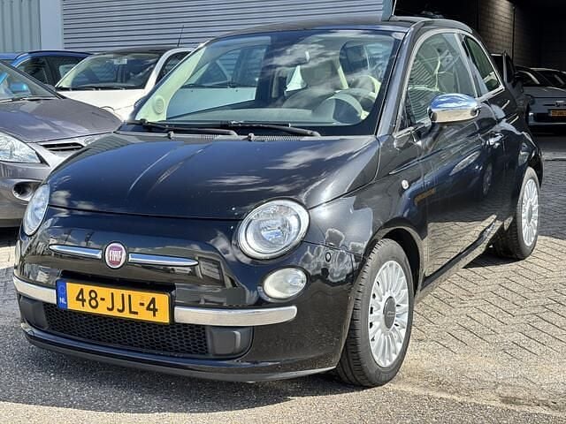 Zwart Gebruikt 2009 Fiat 500 Hatchback | € 4.750 (Eerlijke prijs) - Afbeelding 1/4