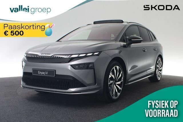 Grijs Nieuw 2026 Skoda Enyaq iV SportLine SUV | € 59.990 - Afbeelding 1/4