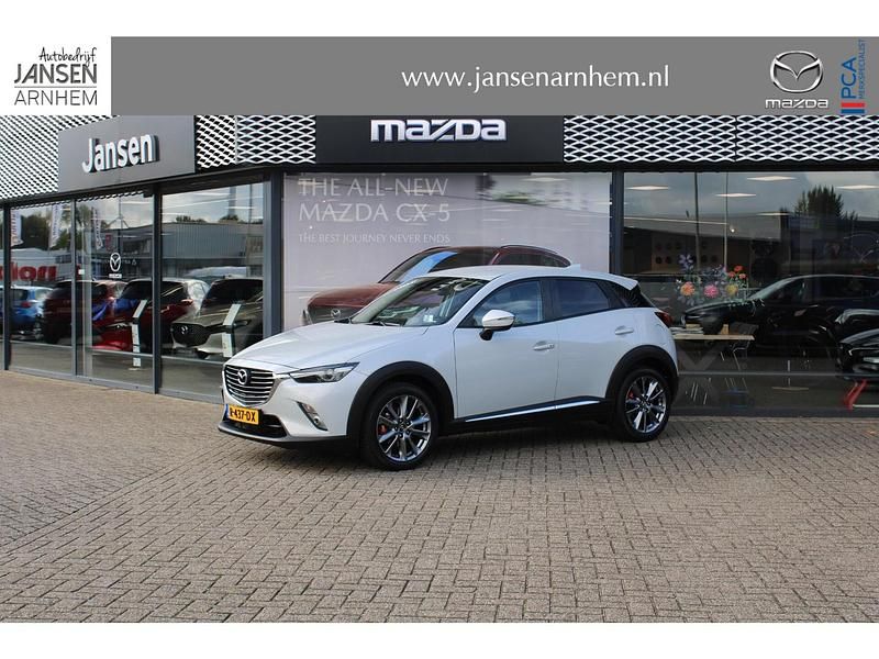 Wit Gebruikt 2018 Mazda CX-3 Luxury SUV | € 18.900 (Eerlijke prijs) - Afbeelding 1/4