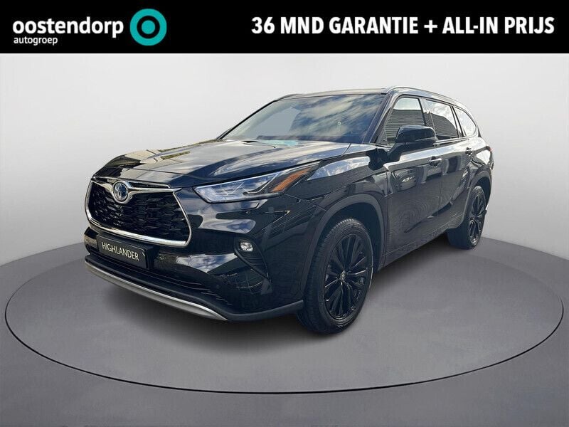 Zwart Gebruikt 2024 Toyota Highlander Premium SUV | € 74.850 - Afbeelding 1/4