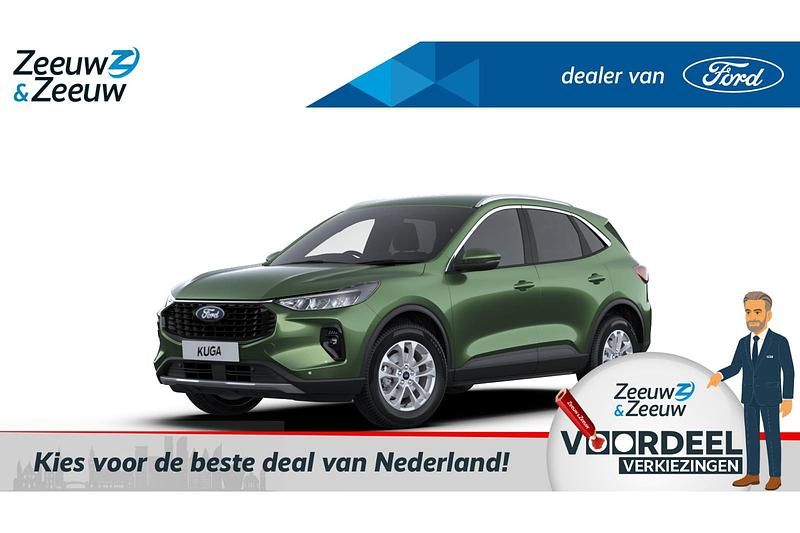 Bursting green Nieuw 2025 Ford Kuga Titanium SUV | € 39.990 (Super prijs) - Afbeelding 1/4