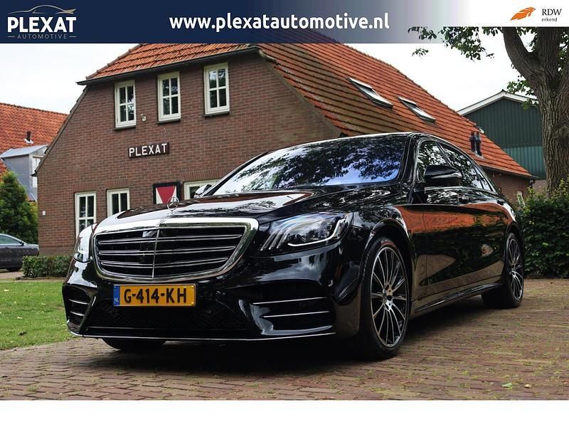 Zwart Gebruikt 2019 Mercedes S560 Premium Plus Sedan | € 59.945 (Iets duurder) - Afbeelding 1/2