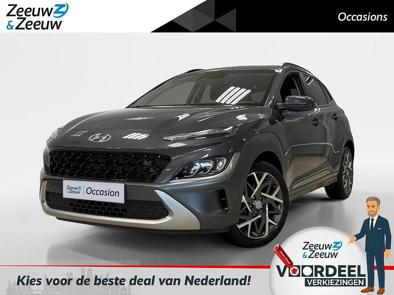 Dark knight pearl (yg7) Gebruikt 2021 Hyundai Kona SUV | € 21.950 (Eerlijke prijs) - Afbeelding 1/4