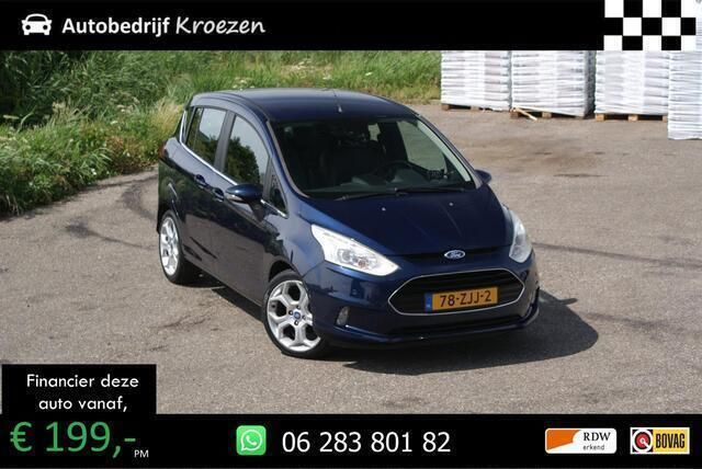 Blauw Gebruikt 2012 Ford B-MAX Titanium MPV | € 8.950 (Eerlijke prijs) - Afbeelding 1/4