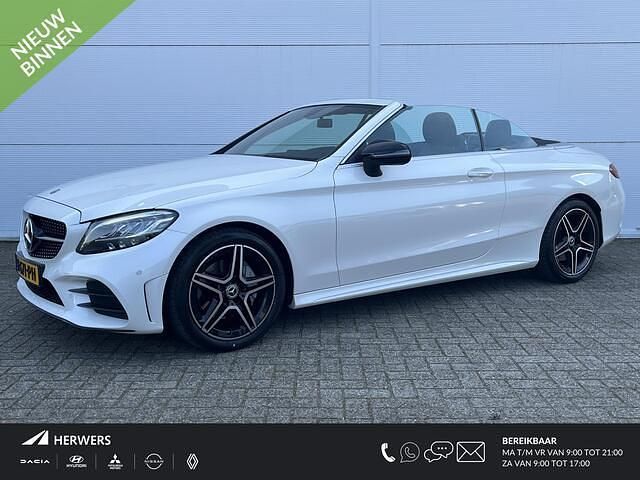 Occasion Mercedes C180 Advantage 157 PK (115 kW) 2020 Wit Cabriolet