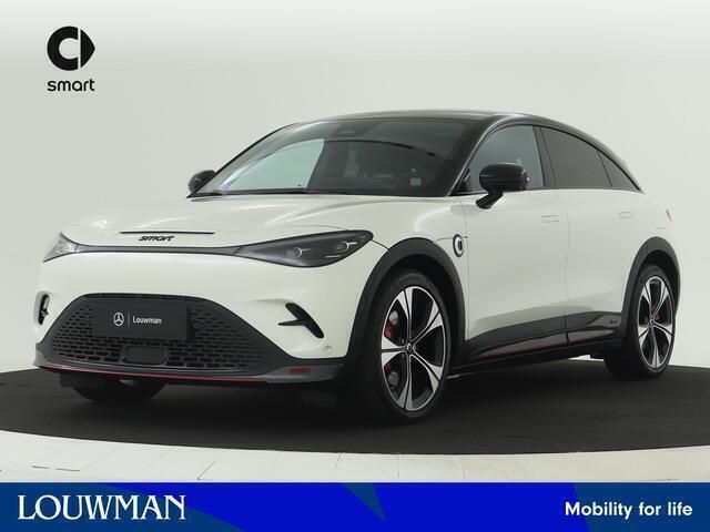 Digital white metallic (licht wit metallic) Gebruikt 2025 Smart #3 Brabus SUV | € 47.995 (Iets duurder) - Afbeelding 1/4