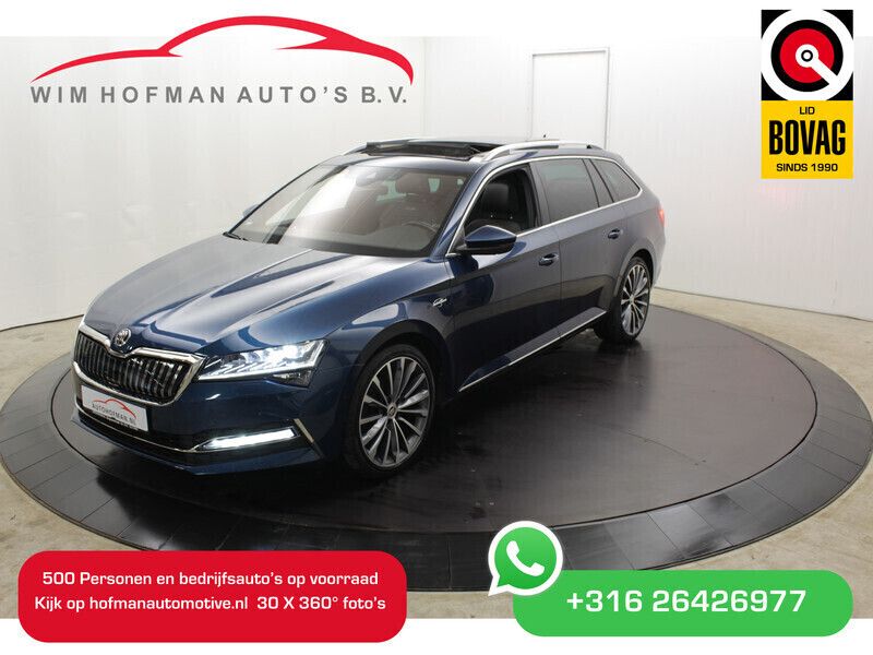 Blauw Gebruikt 2020 Skoda Superb LAURIN & KLEMENT Stationwagen | € 27.940 (Iets duurder) - Afbeelding 1/4