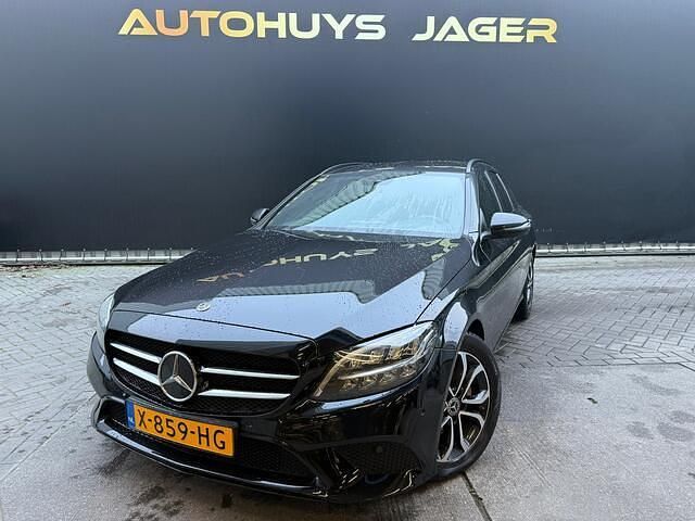 Zwart Gebruikt 2020 Mercedes C200 Stationwagen | € 13.950 (Super prijs) - Afbeelding 1/4