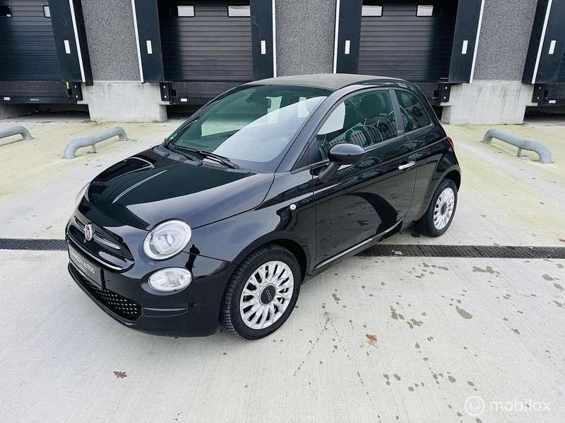 Zwart Gebruikt 2020 Fiat 500C Lounge Cabriolet | € 10.999 (Super prijs) - Afbeelding 1/4