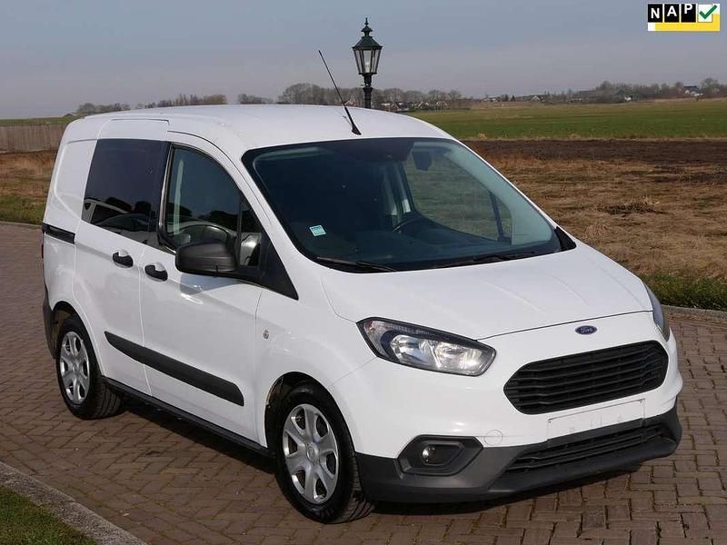 Wit Gebruikt 2022 Ford Transit Trend Van | € 5.299 (Super prijs) - Afbeelding 1/3