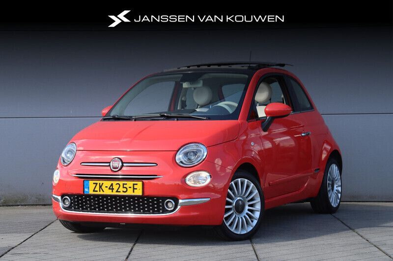 Rood Gebruikt 2019 Fiat 500 Collezione Hatchback | € 11.345 (Eerlijke prijs) - Afbeelding 1/4