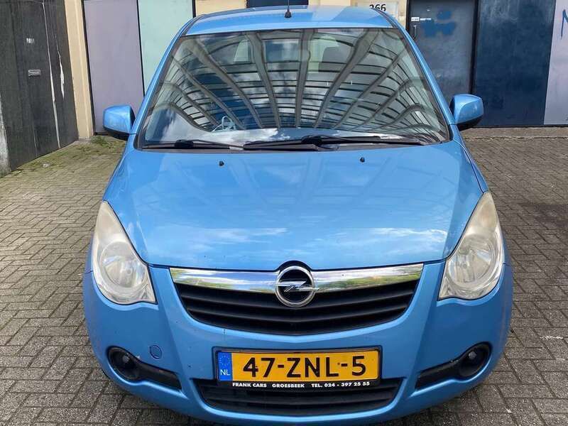 Blauw Gebruikt 2008 Opel Agila Enjoy Hatchback | € 1.600 (Eerlijke prijs) - Afbeelding 1/4
