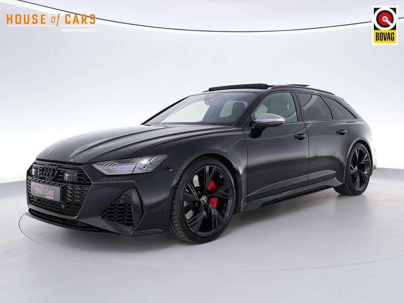 Zwart (metallic) Gebruikt 2022 Audi RS6 Comfort Stationwagen | € 119.995 - Afbeelding 1/4