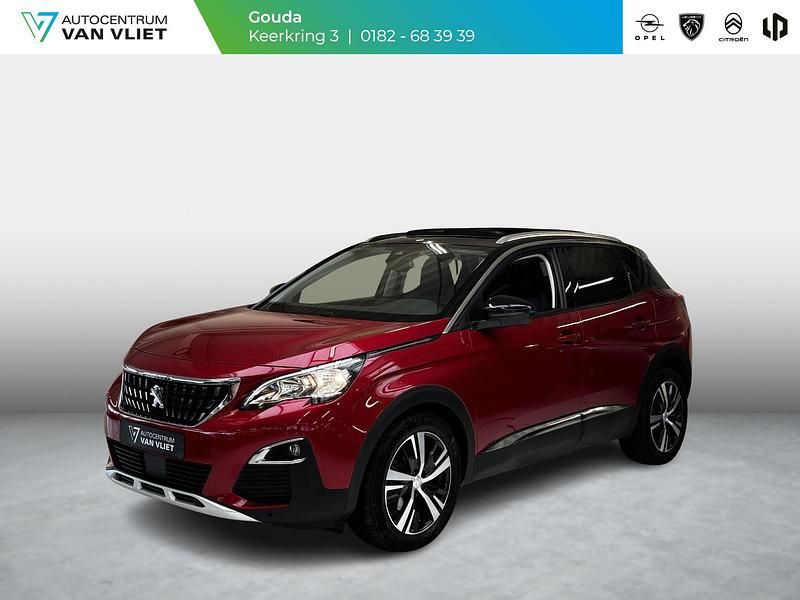 Rood Occasion 2019 Peugeot 3008 Allure SUV | € 17.949 (Goede deal) - Afbeelding 1/4
