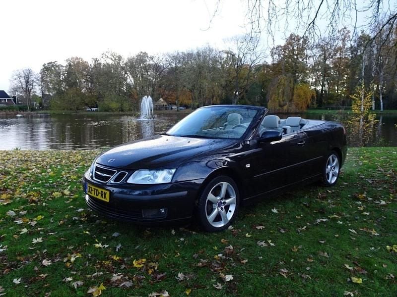 Zwart Gebruikt 2006 Saab 9-3 Cabriolet Linear Cabriolet | € 6.900 - Afbeelding 1/4