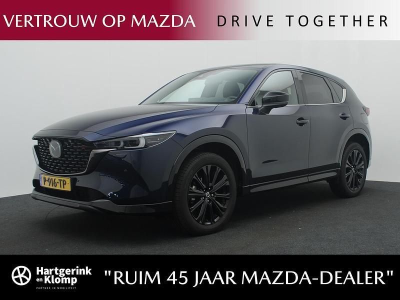 Deep crystal blue Gebruikt 2022 Mazda CX-5 Sportive SUV | € 39.950 (Duur) - Afbeelding 1/4