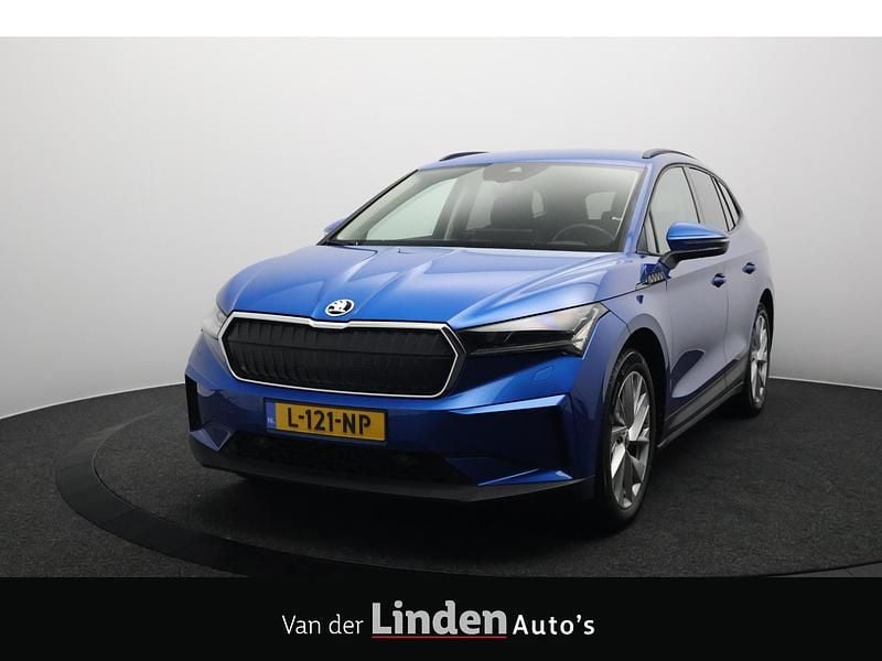 Blauw Gebruikt 2021 Skoda Enyaq iV First Edition SUV | € 20.845 (Eerlijke prijs) - Afbeelding 1/4