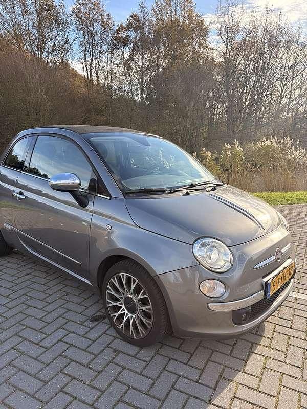 Grijs Gebruikt 2013 Fiat 500C Pop Cabriolet | € 5.450 (Eerlijke prijs) - Afbeelding 1/4