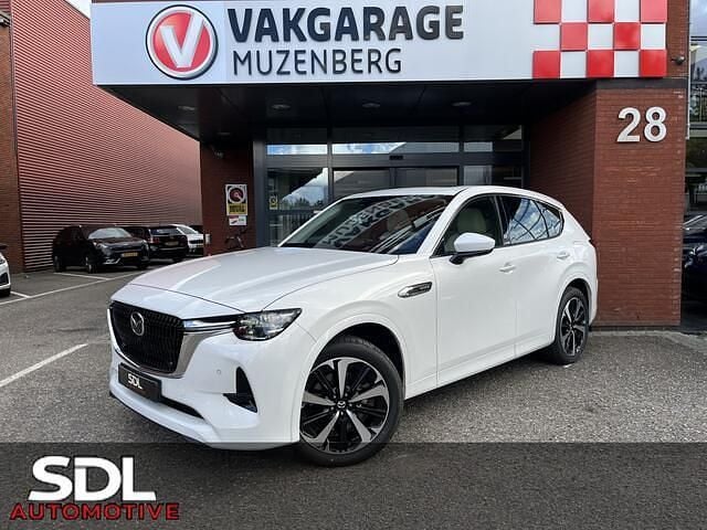 Wit Gebruikt 2022 Mazda CX-60 Takumi-Line SUV | € 39.945 (Goede deal) - Afbeelding 1/4