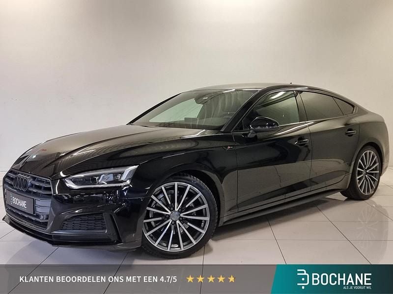Zwart Occasion 2018 Audi A5 Sportback S-Line Hatchback | € 23.545 (Goede deal) - Afbeelding 1/4