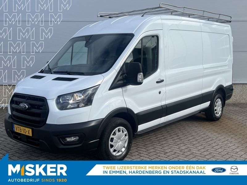 Wit Gebruikt 2022 Ford Transit Trend Van | € 24.900 (Eerlijke prijs) - Afbeelding 1/4