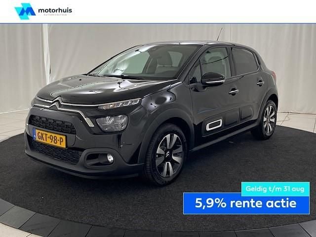 Zwart Nieuw 2024 Citroën C3 PureTech Hatchback | € 22.940 (Iets duurder) - Afbeelding 1/4