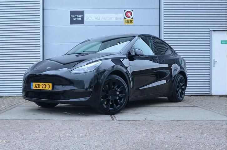 Occasion Tesla Model Y Long Range AWD 378 kW (514 PK) 2022 Zwart SUV