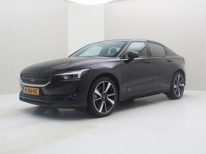 Zwart (metallic) Occasion 2020 Polestar 2 Long Range Dual motor Hatchback | € 20.900 (Super prijs) - Afbeelding 1/4