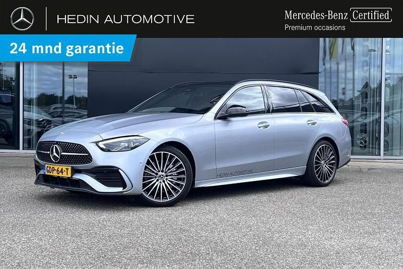 Zilver Gebruikt 2024 Mercedes C180 AMG line Stationwagen | € 54.900 - Afbeelding 1/4