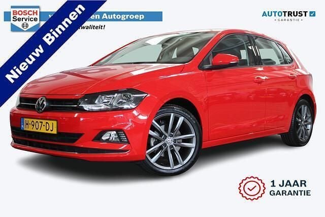 Rood Gebruikt 2020 VW Polo Highline Hatchback | € 21.450 (Eerlijke prijs) - Afbeelding 1/4