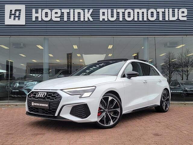 Wit Gebruikt 2021 Audi S3 Sportback Business Hatchback | € 38.940 (Super prijs) - Afbeelding 1/3