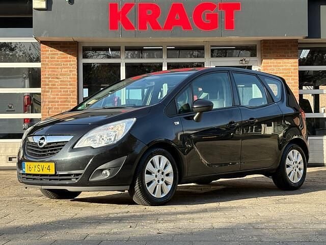 Zwart Gebruikt 2012 Opel Meriva Business Edition MPV | € 3.500 (Goede deal) - Afbeelding 1/4