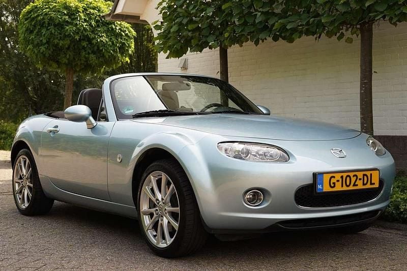 Blauw Gebruikt 2008 Mazda MX5 Exclusive Cabriolet | € 9.450 (Goede deal) - Afbeelding 1/4