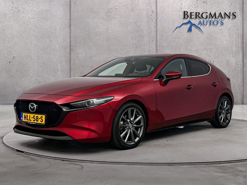 Rood Gebruikt 2020 Mazda 3 Luxury Hatchback | € 24.400 (Eerlijke prijs) - Afbeelding 1/4