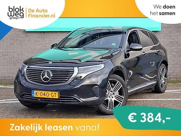 Zwart (metallic) Gebruikt 2020 Mercedes EQC400 Luxury SUV | € 27.850 (Goede deal) - Afbeelding 1/4