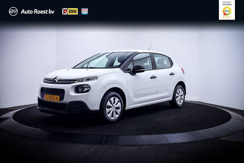 Wit Gebruikt 2018 Citroën C3 Live Hatchback | € 9.925 (Eerlijke prijs) - Afbeelding 1/4