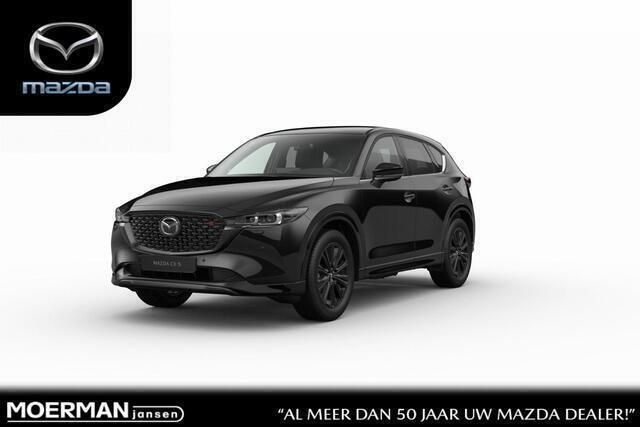 Zwart Gebruikt 2023 Mazda CX-5 Homura-Line SUV | € 53.290 - Afbeelding 1/4