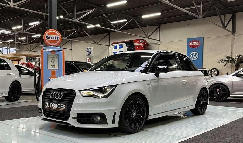 Wit Gebruikt 2014 Audi A1 S-Line Hatchback | € 10.999 (Eerlijke prijs) - Afbeelding 1/4