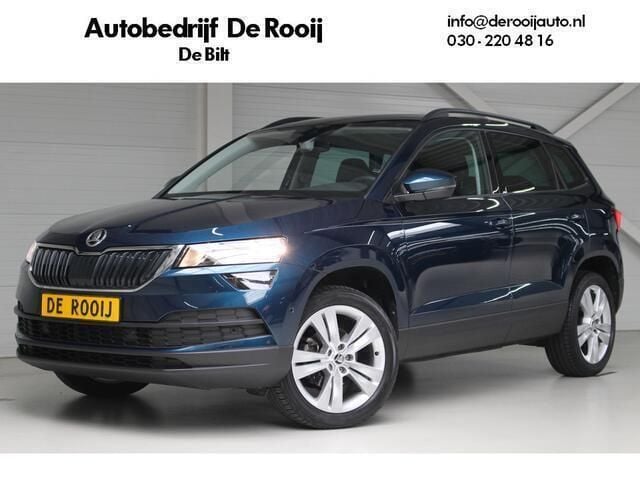 Blauw, metallic lak Gebruikt 2021 Skoda Karoq Style SUV | € 28.500 (Goede deal) - Afbeelding 1/4