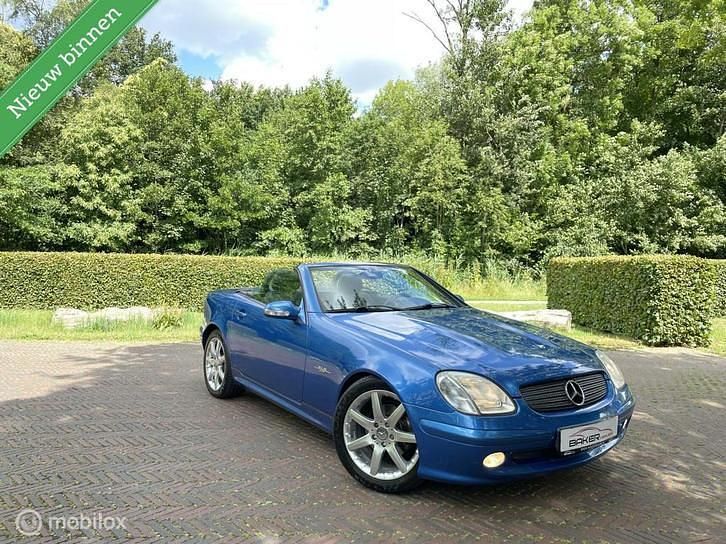 Blauw Gebruikt 2003 Mercedes SLK200 Edition Cabriolet | € 8.950 (Duur) - Afbeelding 1/4