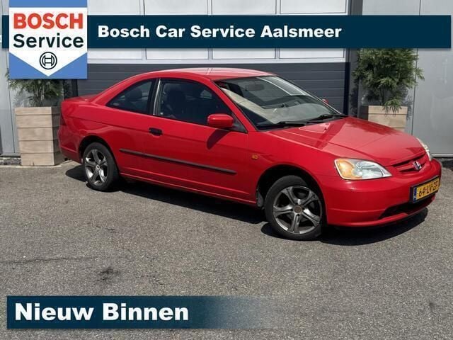Rood Gebruikt 2003 Honda Civic LS Coupé | € 850 (Goede deal) - Afbeelding 1/4