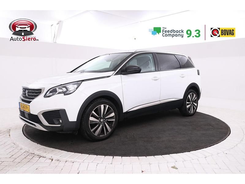 Wit Gebruikt 2018 Peugeot 5008 Premium MPV | € 13.995 (Eerlijke prijs) - Afbeelding 1/4