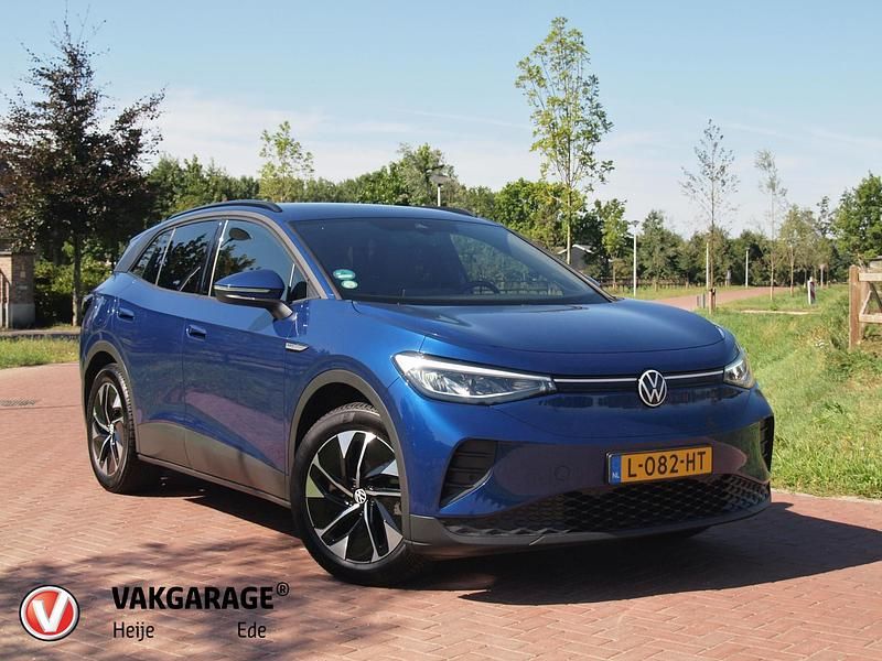 Blauw Gebruikt 2021 VW ID.4 Life SUV | € 26.490 (Eerlijke prijs) - Afbeelding 1/4